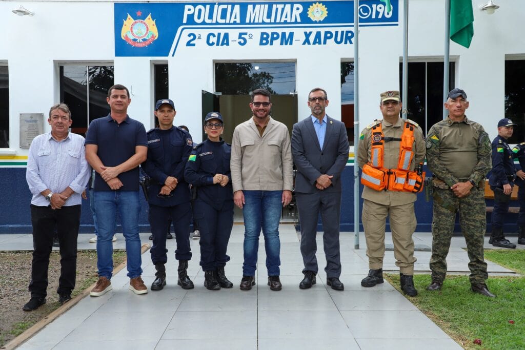 Gladson Camelí tem reestruturado toda a Segurança Pública. Foto: Dhárclues Pinheiro/Secom