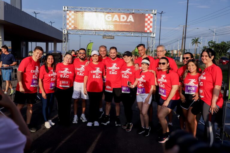 Vice-governadora Mailza prestigia 3ª Corrida do Ifac, que une esporte e solidariedade em apoio ao Hospital da Criança e Natal dos Correios