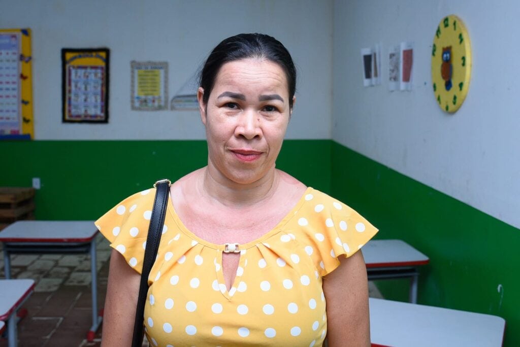 Agricultora é beneficiada com atendimentos do Semulher Itinerante. Foto: Marcos Santos/Secom