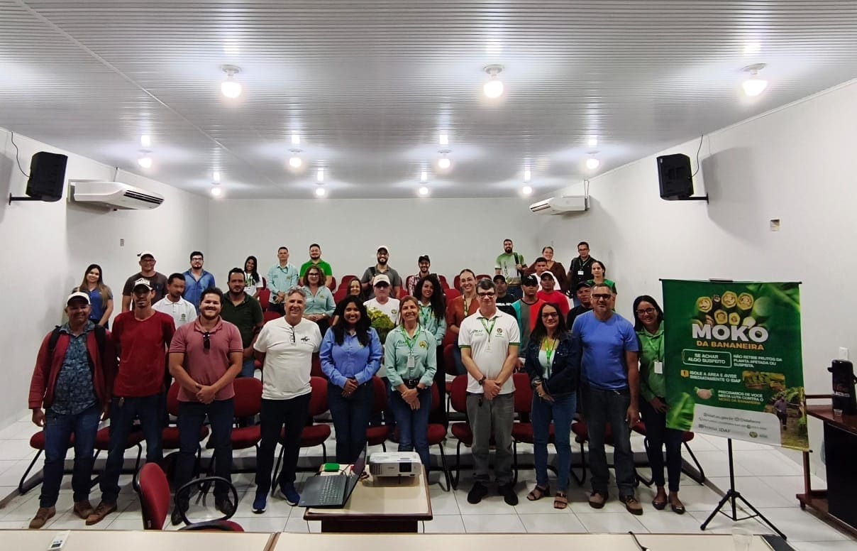 Idaf promove capacitação e reforça ações de combate contra o moko da bananeira no Acre
