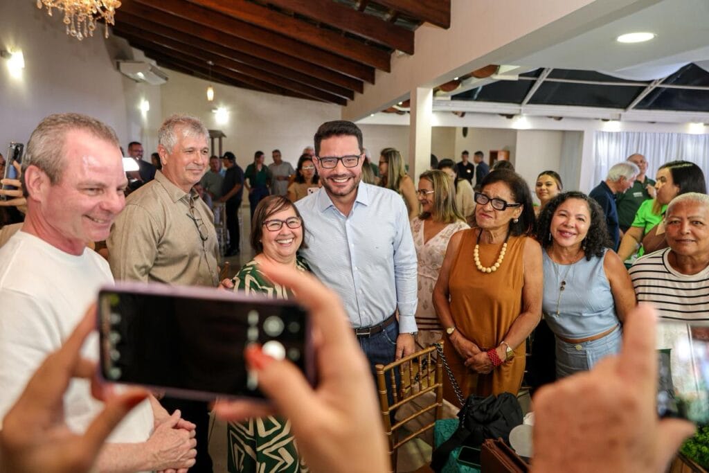 Emater comemorou 50 anos com almoço que contou com a presença do governador Gladson Camelí. Foto: José Caminha/Secom