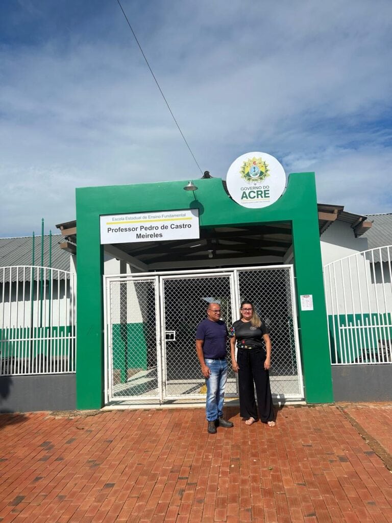 Escola Pedro de Castro Meirelles foi uma das 54 contempladas na Olitef. Foto: cedida/divulgação