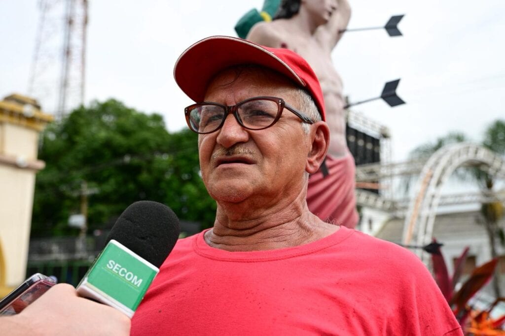 Romildo destacou a importância da religião em sua vida, aspecto herdado de seus pais. Foto: Clemerson Ribeiro/Secom