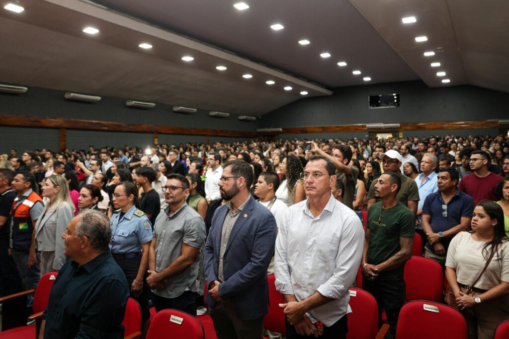 Auditório do Detran ficou lotado com empossados. Foto: José Caminha/Secom