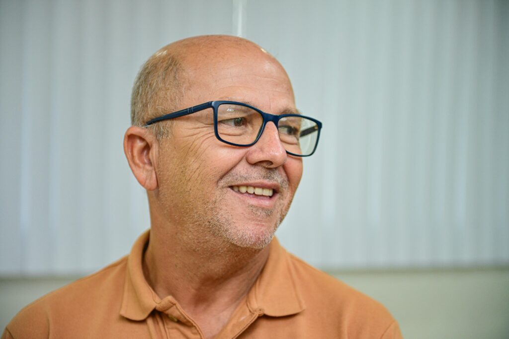 Presidente da Coopercafé, Jonas Lima, ressaltou a importância do edital para o fortalecimento da agricultura familiar e da cafeicultura no Acre. Foto: Diego Gurgel/Secom