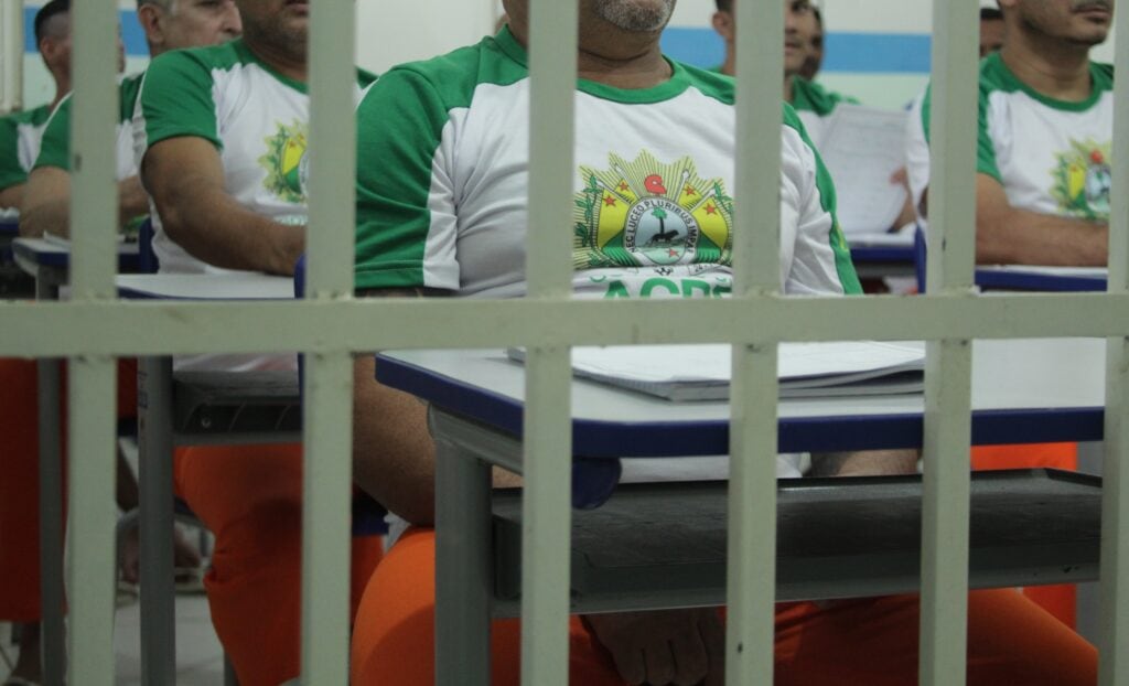 Iapen e SEE garantem escolarização em unidades prisionais por meio do EJA. Foto: Zayra Amorim/Iapen
