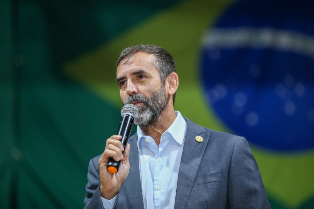 De acordo com o secretário de Estado de Segurança Pública do Acre, José Américo Gaia, as apreensões de armas têm reflexo direto nos indicadores criminais. Foto: Dhárcules Pinheiro/Secom