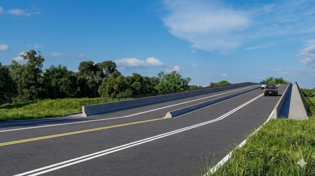 Projeto da sexta ponte do Arco Viário detalha estrutura estratégica para mobilidade da capital. Foto: Ascom/Deracre