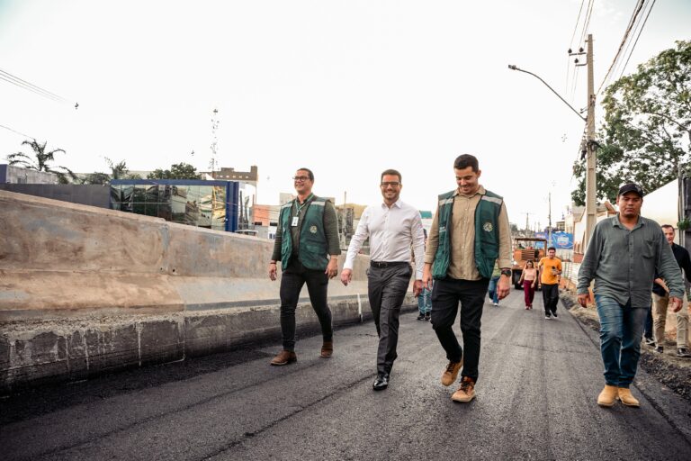 Durante visita à obra do Complexo Viário da Ceará, governador reforça entrega da primeira etapa em março