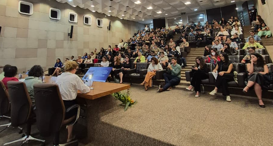 Evento reuniu forças de segurança de todo o país para debater estratégias integradas de combate à violência de gênero. Foto: assessoria/MJSP