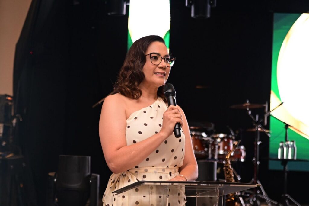 A vice-governadora Mailza Assis destacou a importância da escuta ativa como base para uma gestão mais humana e eficiente. Foto: Ingrid Kelly/Secom