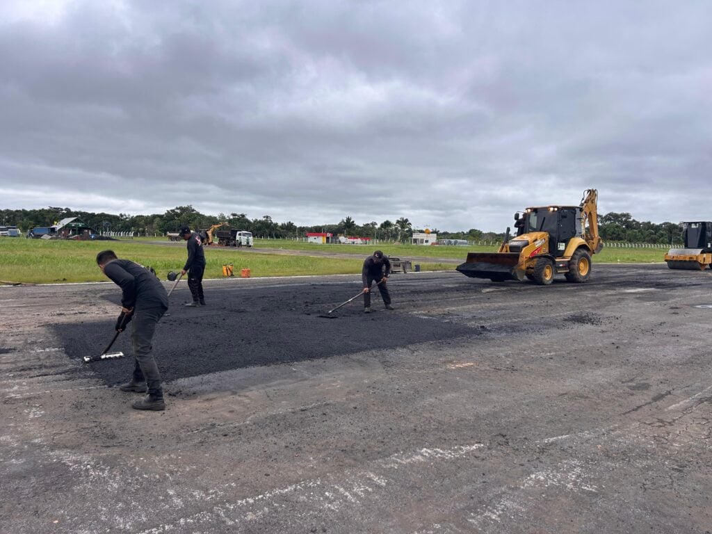 Para garantir a excelência dos serviços, os aeródromos recebem manutenção do Deracre, com constantes melhorias. Foto: Ascom/Deracre