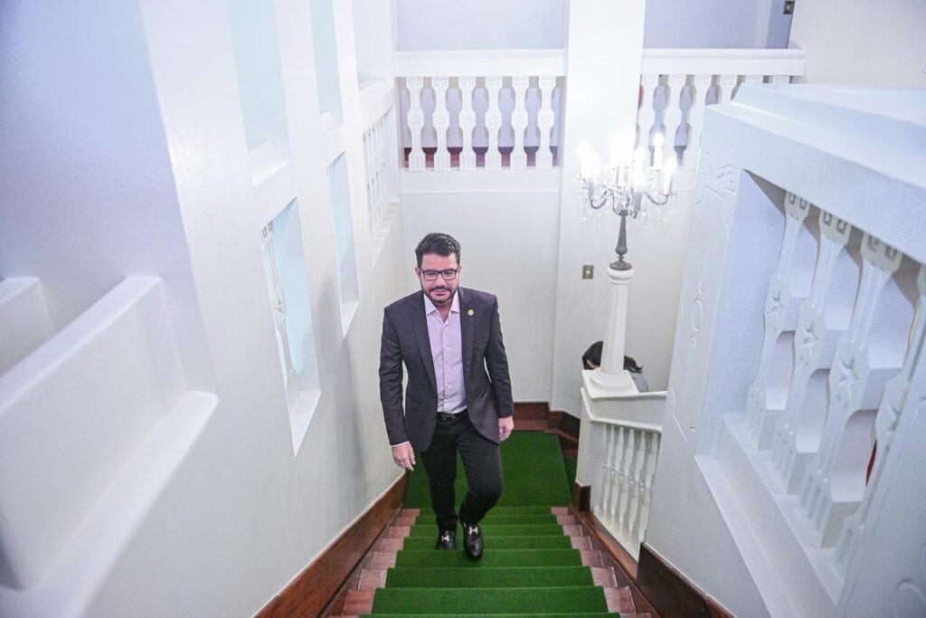 “Agora, vivo um momento de transição. Já ocupei o cargo mais alto do Estado, e isso traz uma responsabilidade enorme”, destacou Camelí. Foto: Diego Gurgel/Secom