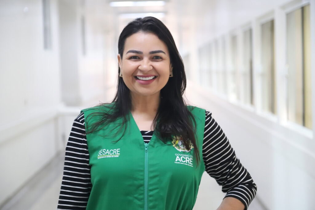 Coordenadora de saúde da regional, Danielli Carvalho ressalta: “Avanços históricos”. Foto: Alice Leão/Secom