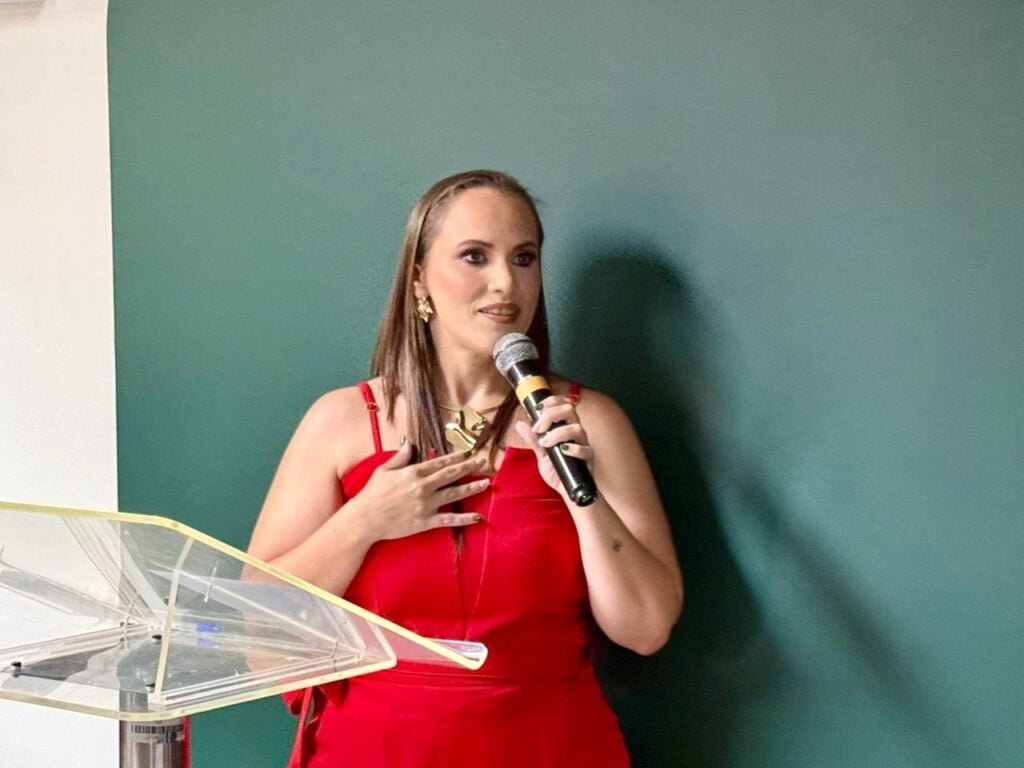 A chefe do Departamento de Projetos de Arquitetura da Seop, Soraya Andrade, destacou a importância do trabalho conjunto entre Repac e Seop. Foto: Wesley Moraes/Repac