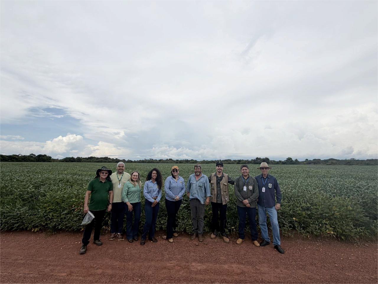 Idaf conhecem em Mato Grosso estratégias de monitoramento da soja. Foto: Cedida