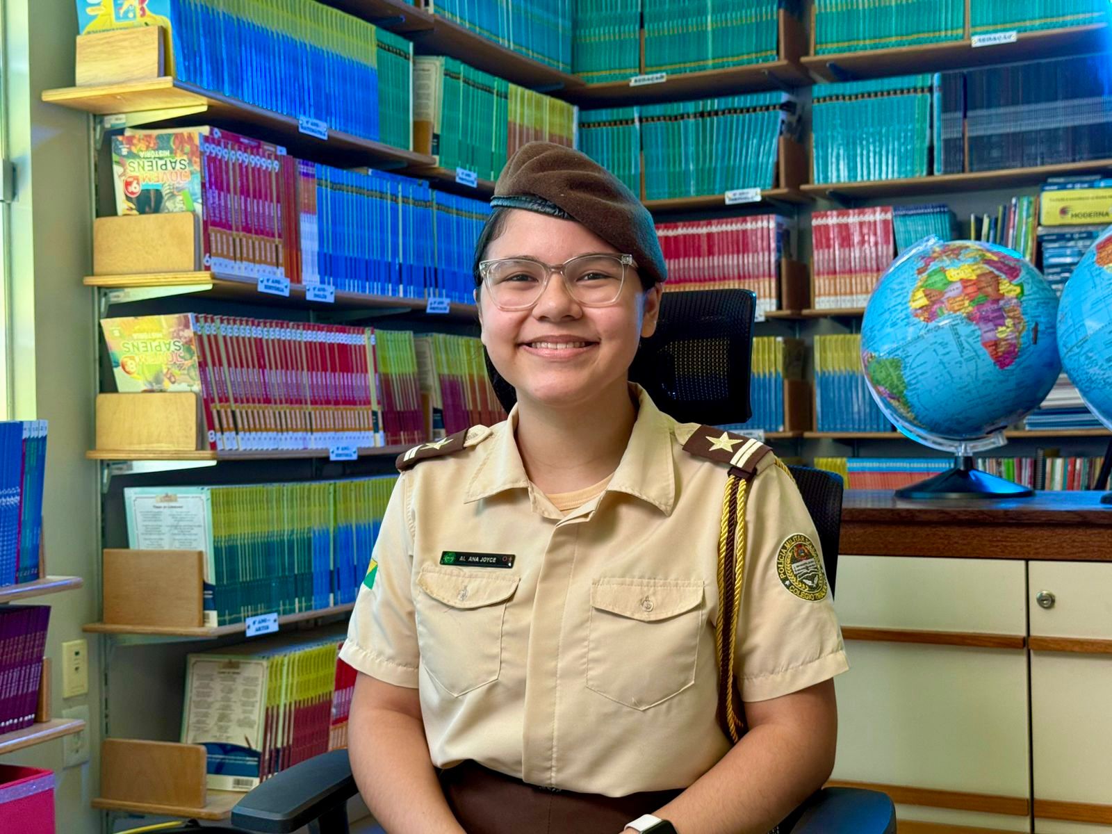 Com disciplina e dedicação, Ana Joyce vê nos estudos o caminho para a Medicina. Foto: Jhonatan Santos/PMAC