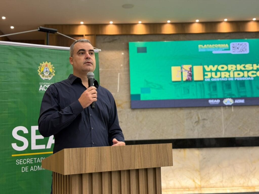 Secretário Guilherme Duarte ressaltou ações do governo pela Sead. Foto: Paulo Henrinque/Sead