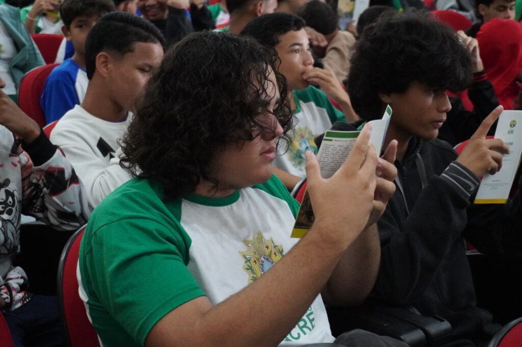 Estudantes da escola estadual Raiumunda da Silva Pará. Foto: cedida