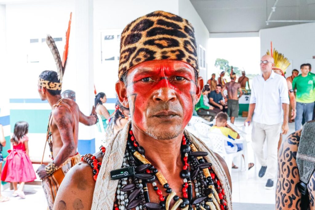 Cacique-geral Paulo Almeida. Foto: Diego Silva/Secom