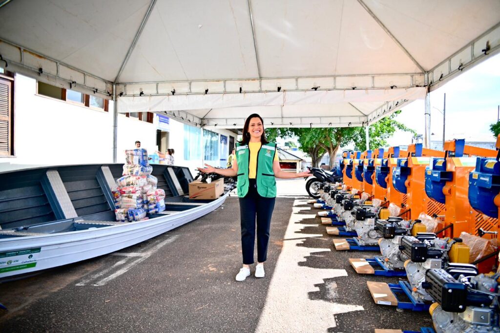 Vice-governadora Mailza Mailza destinou recursos para a compra de equipamentos agrícolas e cestas básicas enquanto senadora/Ingrid Kelly/Secom.