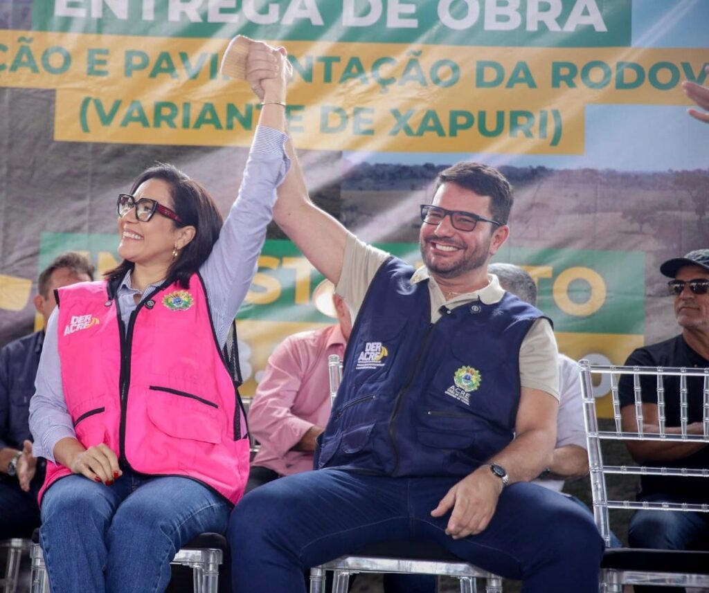 Mailza está ao lado do governador Gladson Cameli desde quando ele deixou ele assumiu o senado em 2018.Foto: Neto Lucena/Secom.